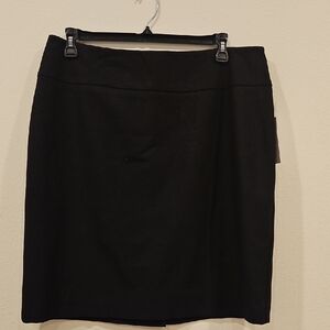 Margaret M Elegant Black Pencil Skirt